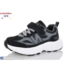 Дитячі кросівки на весну/осінь (8 пар р.27-32) чорний  "GFB-Канарейка"