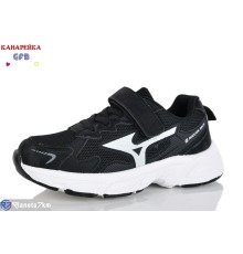 Дитячі кросівки на весну/осінь (8 пар р.32-37) чорний  "GFB-Канарейка"