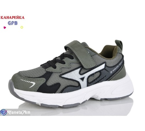 Дитячі кросівки на весну/осінь (8 пар р.32-37) зелений  "GFB-Канарейка"