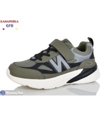 Дитячі кросівки на весну/осінь (8 пар р.32-37) зелений  "GFB-Канарейка"