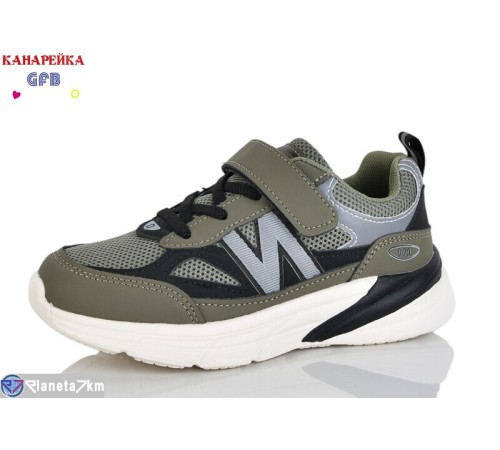 Дитячі кросівки на весну/осінь (8 пар р.32-37) зелений  "GFB-Канарейка"