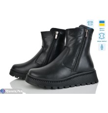 Черевики жіночі на зиму (6 пар р.36-41) чорний  "ERIKA"