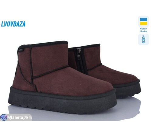 Уггі жіночі на зиму (6 пар р.37-41) коричневий  "LEOBAZA"