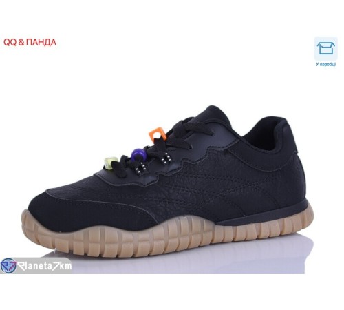 Кросівки жіночі на весну/осінь (8 пар р.36-41) чорний  "QQ&Панда"