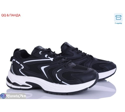 Кросівки жіночі на весну/осінь (8 пар р.36-41) чорний  "QQ&Панда"