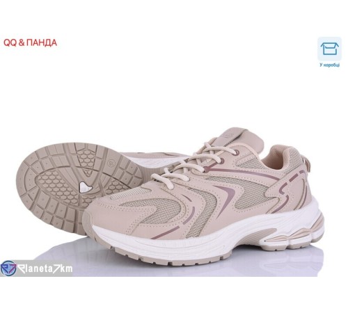 Кросівки жіночі на весну/осінь (8 пар р.36-41) коричневий  "QQ&Панда"