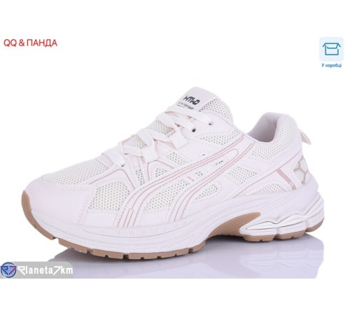 Кросівки жіночі на весну/осінь (8 пар р.36-41) бежевий  "QQ&Панда"