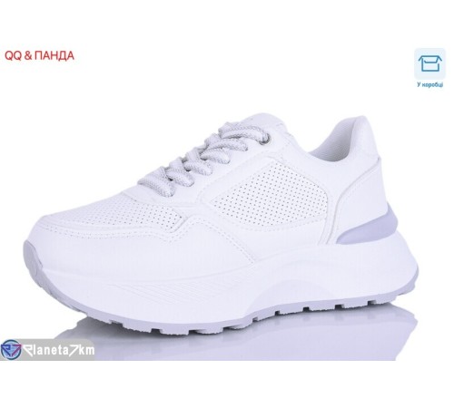 Кросівки жіночі на весну/осінь (8 пар р.36-41) білий  "QQ&Панда"