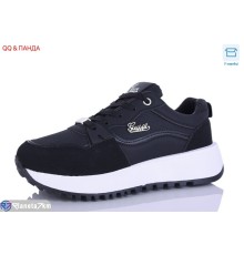 Кросівки жіночі на весну/осінь (8 пар р.36-41) чорний  "QQ&Панда"