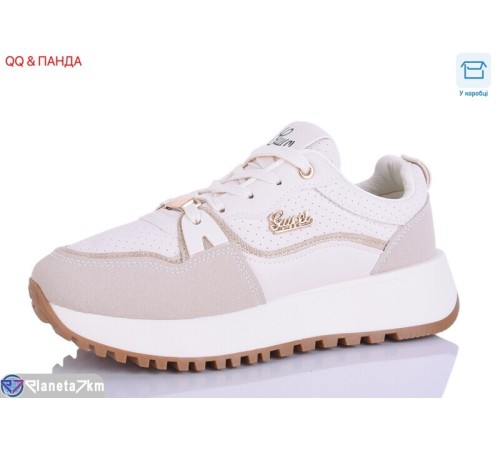 Кросівки жіночі на весну/осінь (8 пар р.36-41) бежевий  "QQ&Панда"