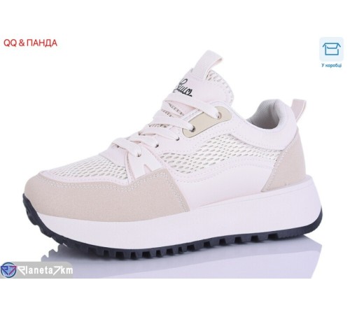 Кросівки жіночі на весну/осінь (8 пар р.36-41) бежевий  "QQ&Панда"