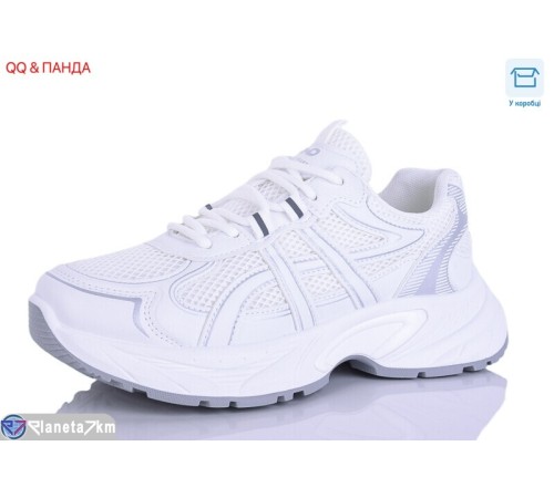 Кросівки жіночі на весну/осінь (8 пар р.36-41) білий  "QQ&Панда"