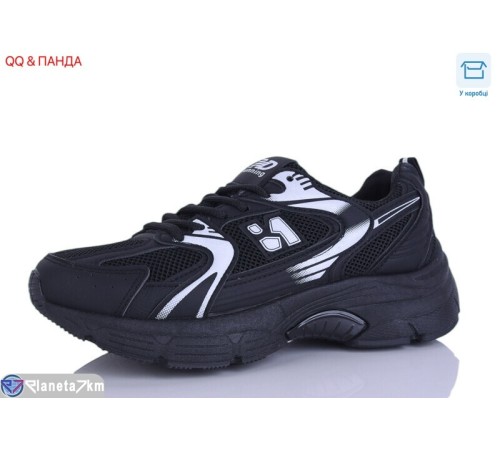 Кросівки жіночі на весну/осінь (8 пар р.36-41) чорний  "QQ&Панда"