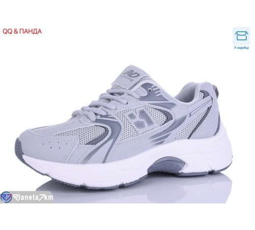 Кросівки жіночі на весну/осінь (8 пар р.36-41) сірий  "QQ&Панда"