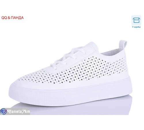 Кросівки жіночі на весну/осінь (8 пар р.36-41) білий  "QQ&Панда"