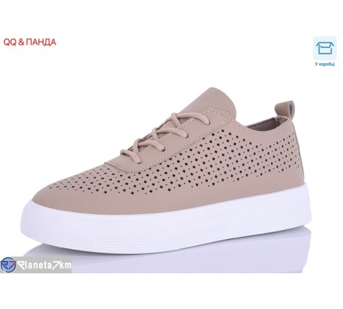 Кросівки жіночі на весну/осінь (8 пар р.36-41) коричневий  "QQ&Панда"