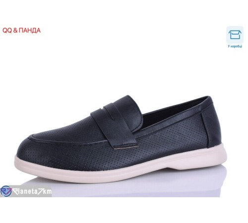 Туфлі жіночі на весну/осінь (8 пар р.36-41) чорний  "QQ&Панда"
