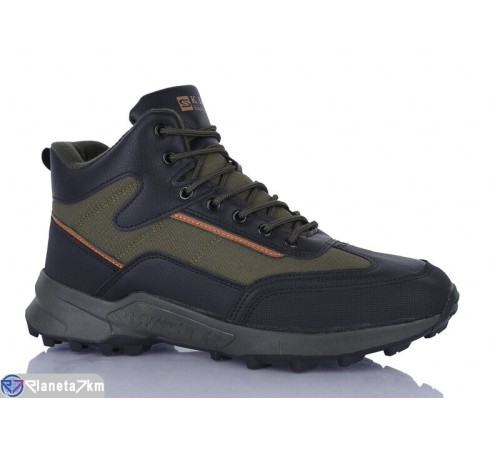 Черевики чоловічі на зиму (8 пар р.41-46) зелений  "CHINTIN"