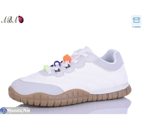 Кросівки жіночі на весну/осінь (8 пар р.36-41) білий  "Aba"