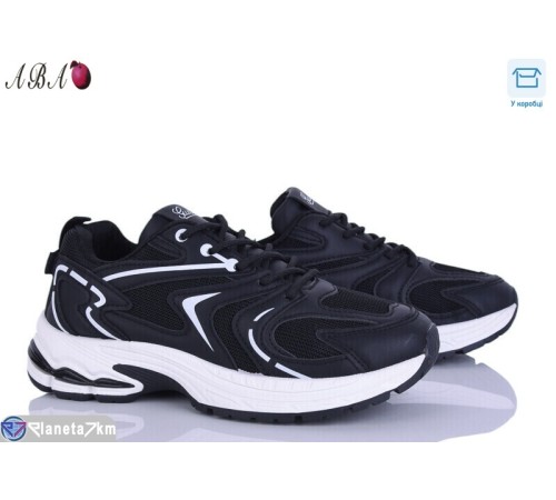 Кросівки жіночі на весну/осінь (8 пар р.36-41) чорний  "Aba"