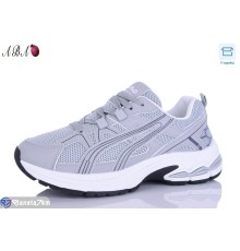 Кросівки жіночі на весну/осінь (8 пар р.36-41) сірий  "Aba"