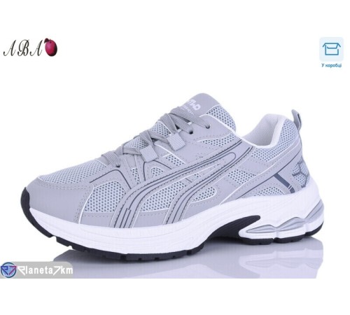 Кросівки жіночі на весну/осінь (8 пар р.36-41) сірий  "Aba"