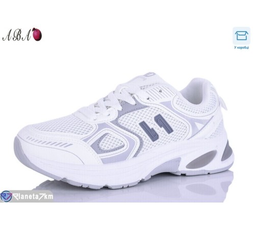 Кросівки жіночі на весну/осінь (8 пар р.36-41) білий  "Aba"