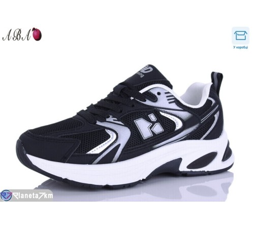 Кросівки жіночі на весну/осінь (8 пар р.36-41) чорний  "Aba"