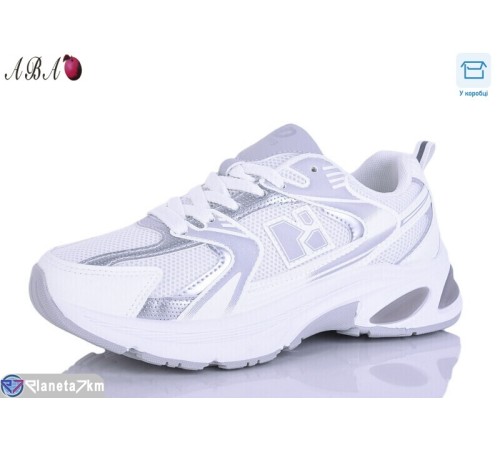 Кросівки жіночі на весну/осінь (8 пар р.36-41) білий  "Aba"