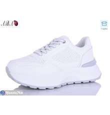 Кросівки жіночі на весну/осінь (8 пар р.36-41) білий  "Aba"