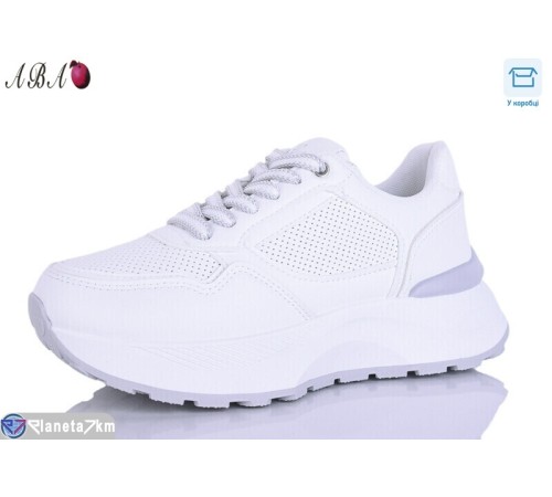 Кросівки жіночі на весну/осінь (8 пар р.36-41) білий  "Aba"