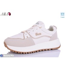 Кросівки жіночі на весну/осінь (8 пар р.36-41) бежевий  "Aba"