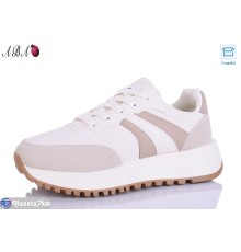 Кросівки жіночі на весну/осінь (8 пар р.36-41) бежевий  "Aba"