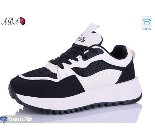 Кросівки жіночі на весну/осінь (8 пар р.36-41) чорний  "Aba"