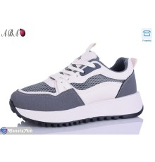 Кросівки жіночі на весну/осінь (8 пар р.36-41) сірий  "Aba"