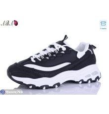 Кросівки жіночі на весну/осінь (8 пар р.36-41) чорний  "Aba"