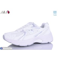 Кросівки жіночі на весну/осінь (8 пар р.36-41) білий  "Aba"