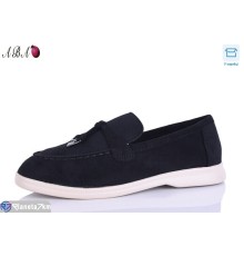 Туфлі жіночі на весну/осінь (8 пар р.36-41) чорний  "Aba"