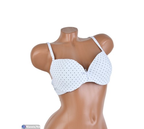 Бюстгальтер на весну/осінь (6 шт. р.сетка 80-105) білий  "Mirella"