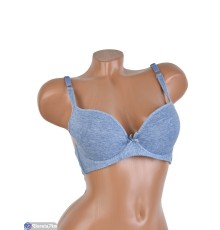 Бюстгальтер на весну/осінь (6 шт. р.сетка 80-105) блакитний  "Mirella"