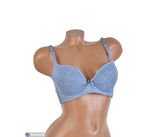 Бюстгальтер на весну/осінь (6 шт. р.сетка 80-105) блакитний  "Mirella"