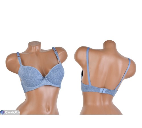 Бюстгальтер на весну/осінь (6 шт. р.сетка 80-105) блакитний  "Mirella"