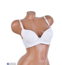 Бюстгальтер на весну/осінь (6 шт. р.сетка 80-105) білий  "Mirella"