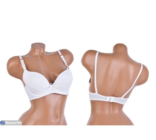 Бюстгальтер на весну/осінь (6 шт. р.сетка 80-105) білий  "Mirella"