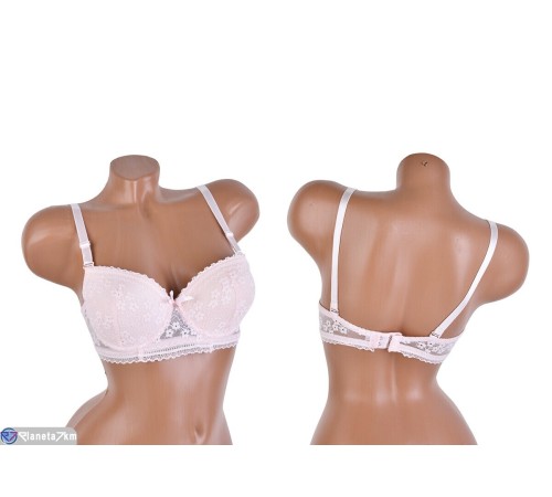Бюстгальтер на весну/осінь (6 шт. р.сетка 80-105) рожевий  "Mirella"