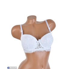 Бюстгальтер на весну/осінь (6 шт. р.сетка 80-105) білий  "Mirella"