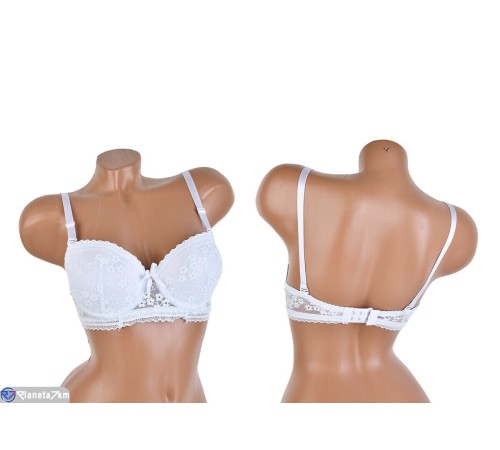 Бюстгальтер на весну/осінь (6 шт. р.сетка 80-105) білий  "Mirella"
