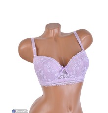 Бюстгальтер на весну/осінь (6 шт. р.сетка 80-105) фіолетовий  "Mirella"