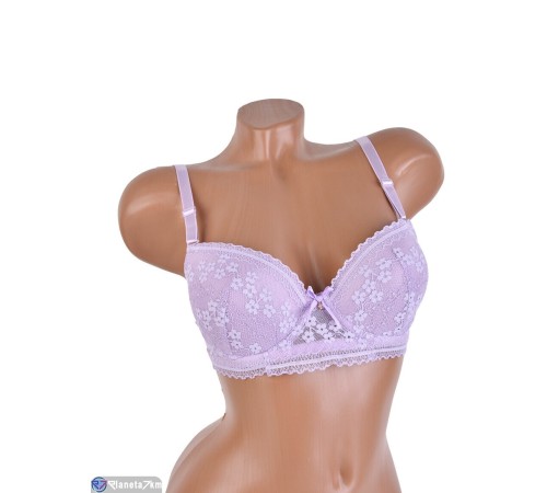 Бюстгальтер на весну/осінь (6 шт. р.сетка 80-105) фіолетовий  "Mirella"
