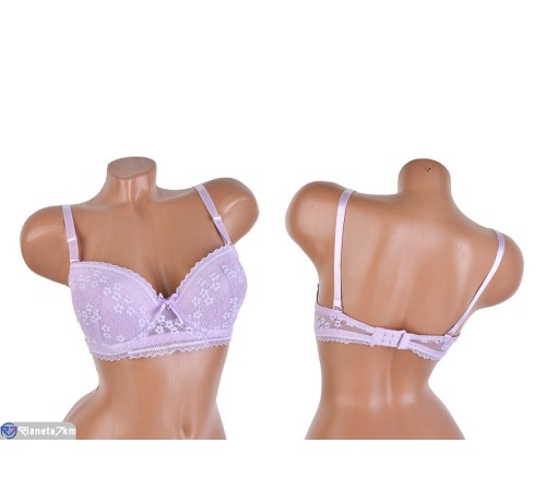 Бюстгальтер на весну/осінь (6 шт. р.сетка 80-105) фіолетовий  "Mirella"
